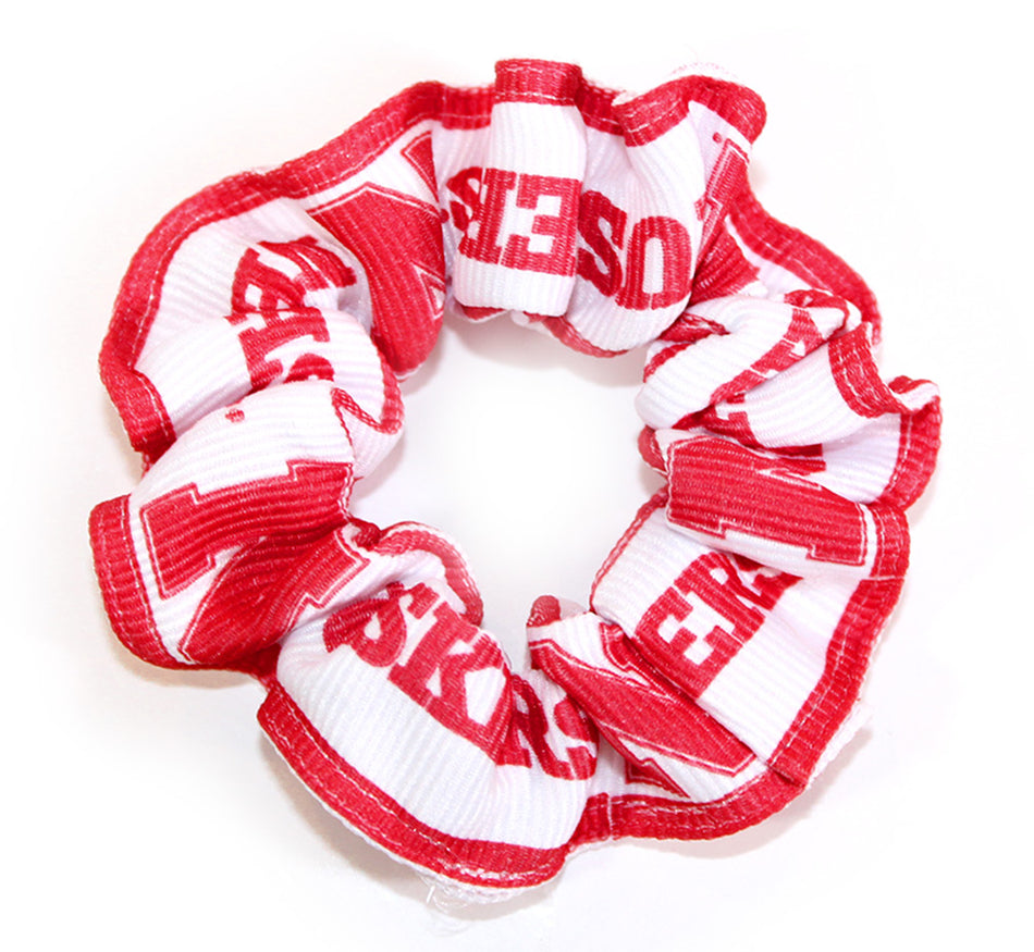 N Huskers Mini Scrunchie