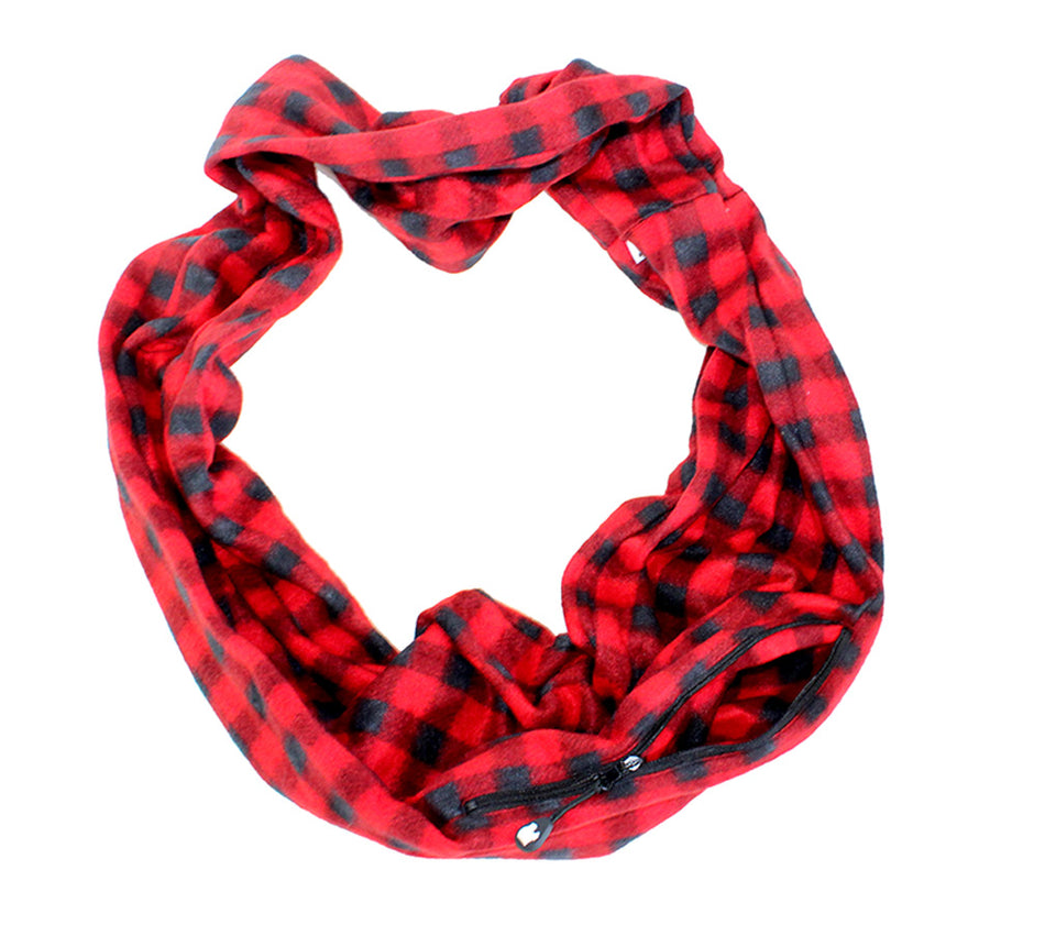 Buffalo Plaid Shouldit Infinity Pocket Scar