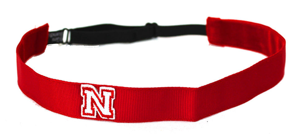 Red N logo No Slip Headband