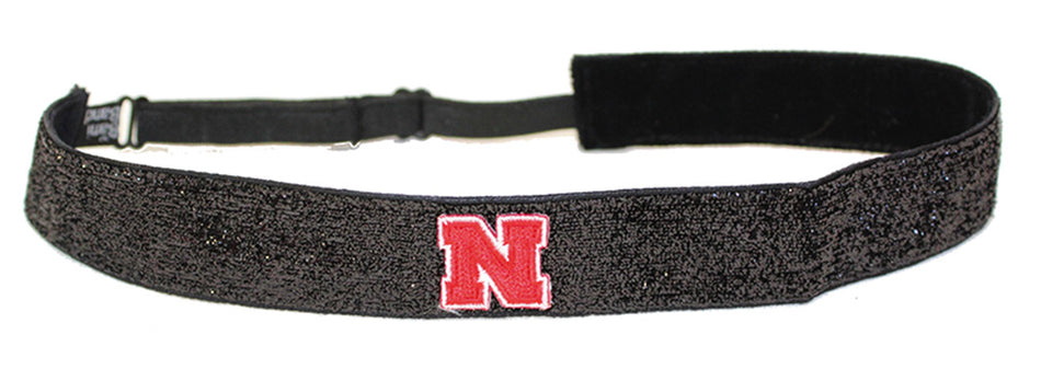 Black Glitter N No Slip Headband