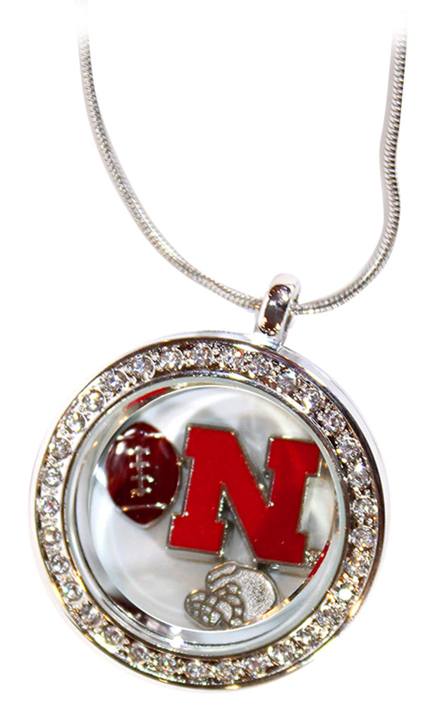 Locket Charm Nebraska Necklace
