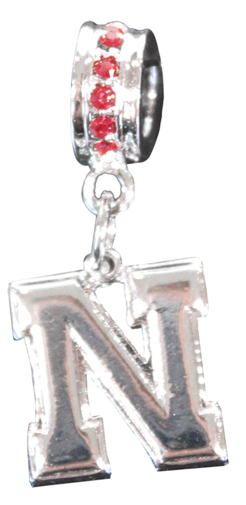 Bling Red N logo Charm