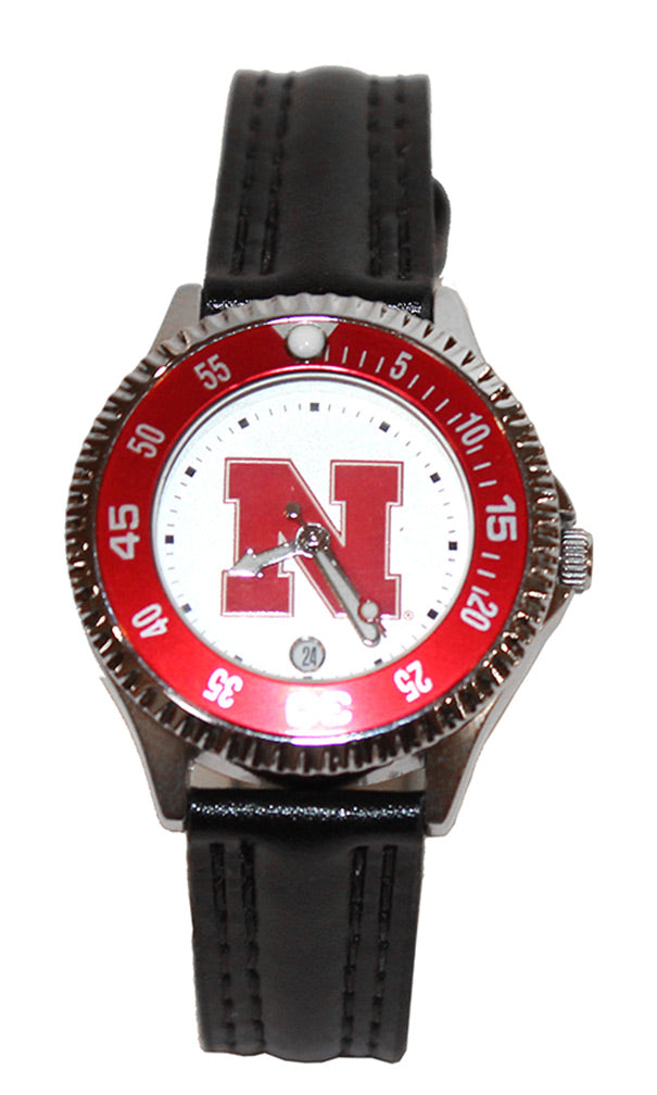 Womens Competitior Leather Band Watch