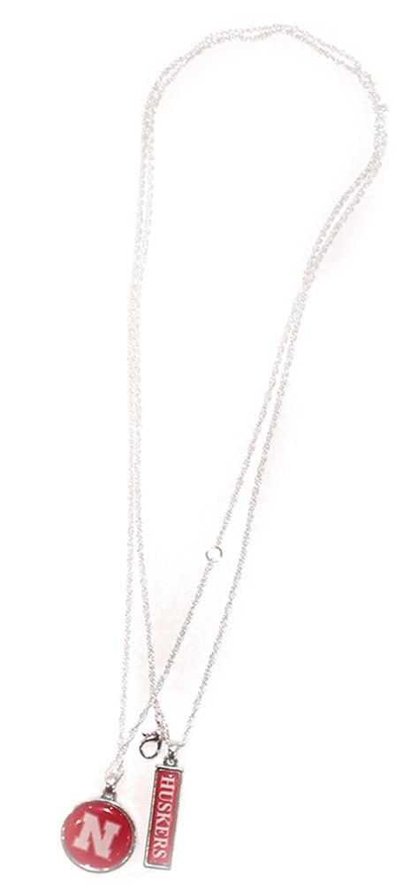 N Huskers Double Layered Necklace