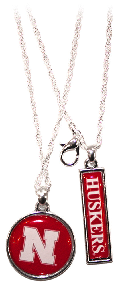 N Huskers Double Layered Necklace
