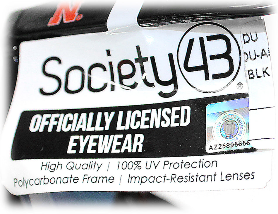 Society 43 Red N White Husker Shades