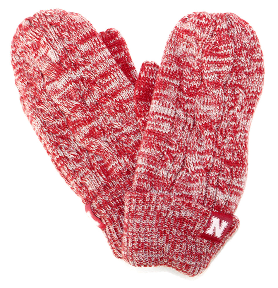 Adidas Womens Red Braid Mitten