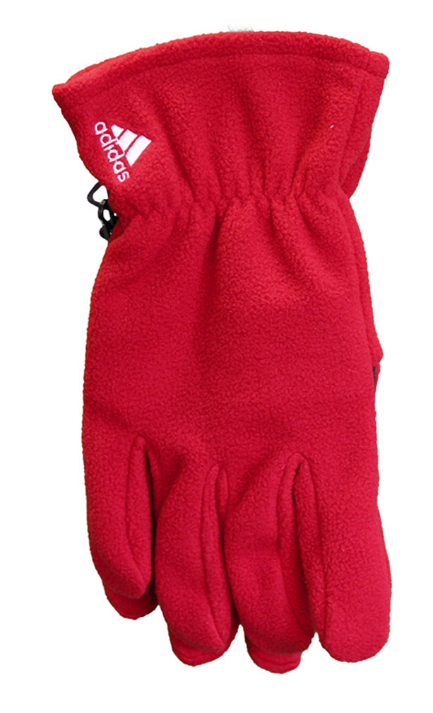 Adidas Nebraska Fleece Gloves - Red