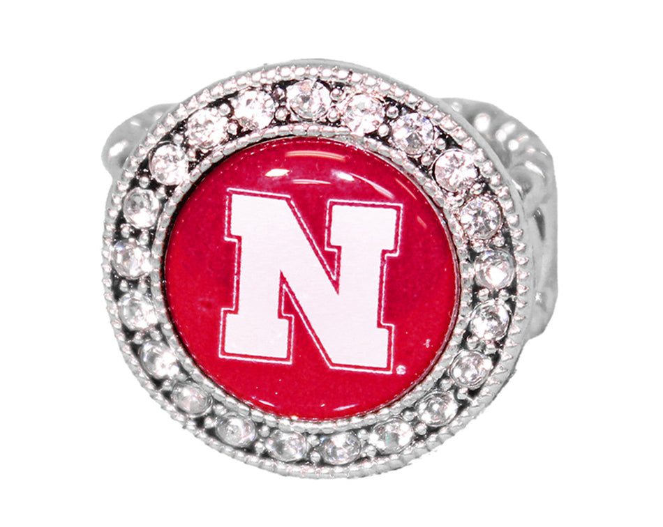 Bling Nebraska Stretch Ring