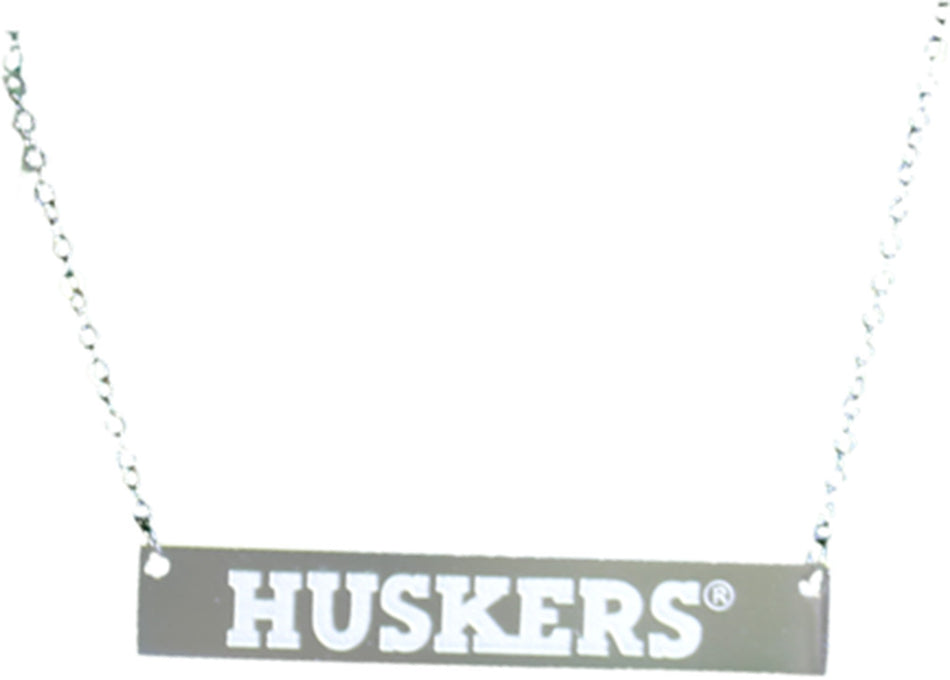 Silver Bar Huskers Necklace