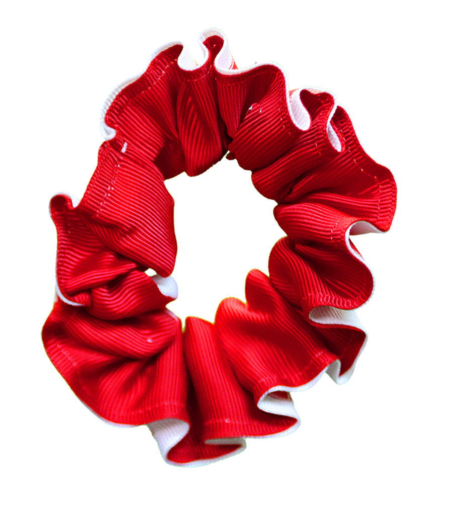 Nebraska Ribbon Scrunchie