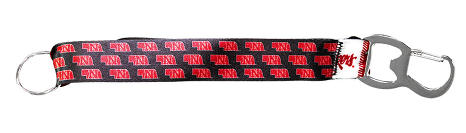 Huskers Keystrap Bottle Opener
