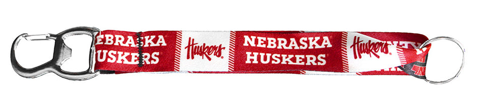 Huskers Keystrap Bottle Opener