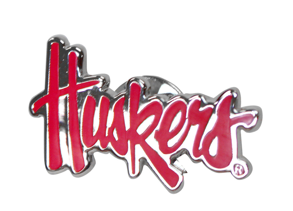 Huskers Script Jewelry Pin