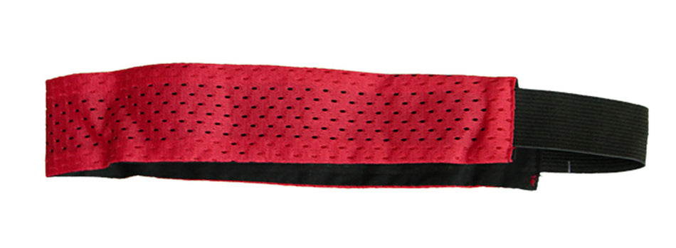Red Mesh Jersey Headband