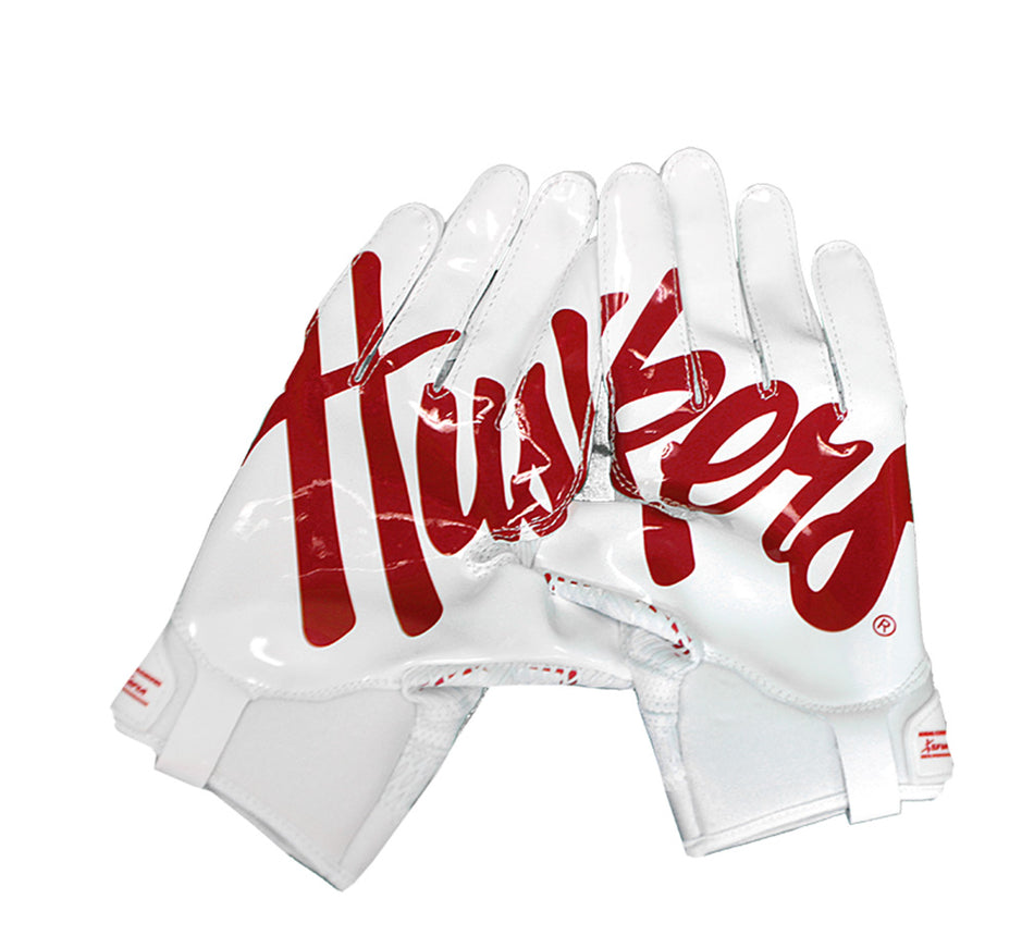 Adidas Official Nebraska Football Receiver Gloves