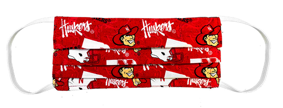 Reversible Helmets N Huskers Mask