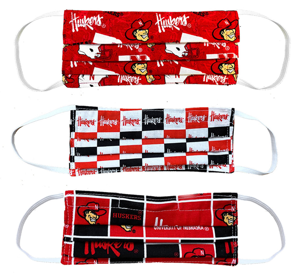 Husker Mask 3 Pack