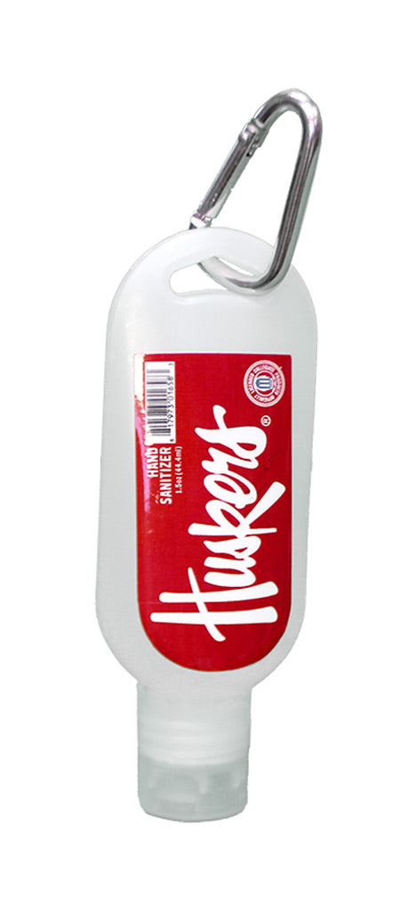 Husker Hand Sanitizer N Carabiner