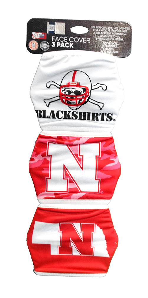 Husker Masks 3 Pack