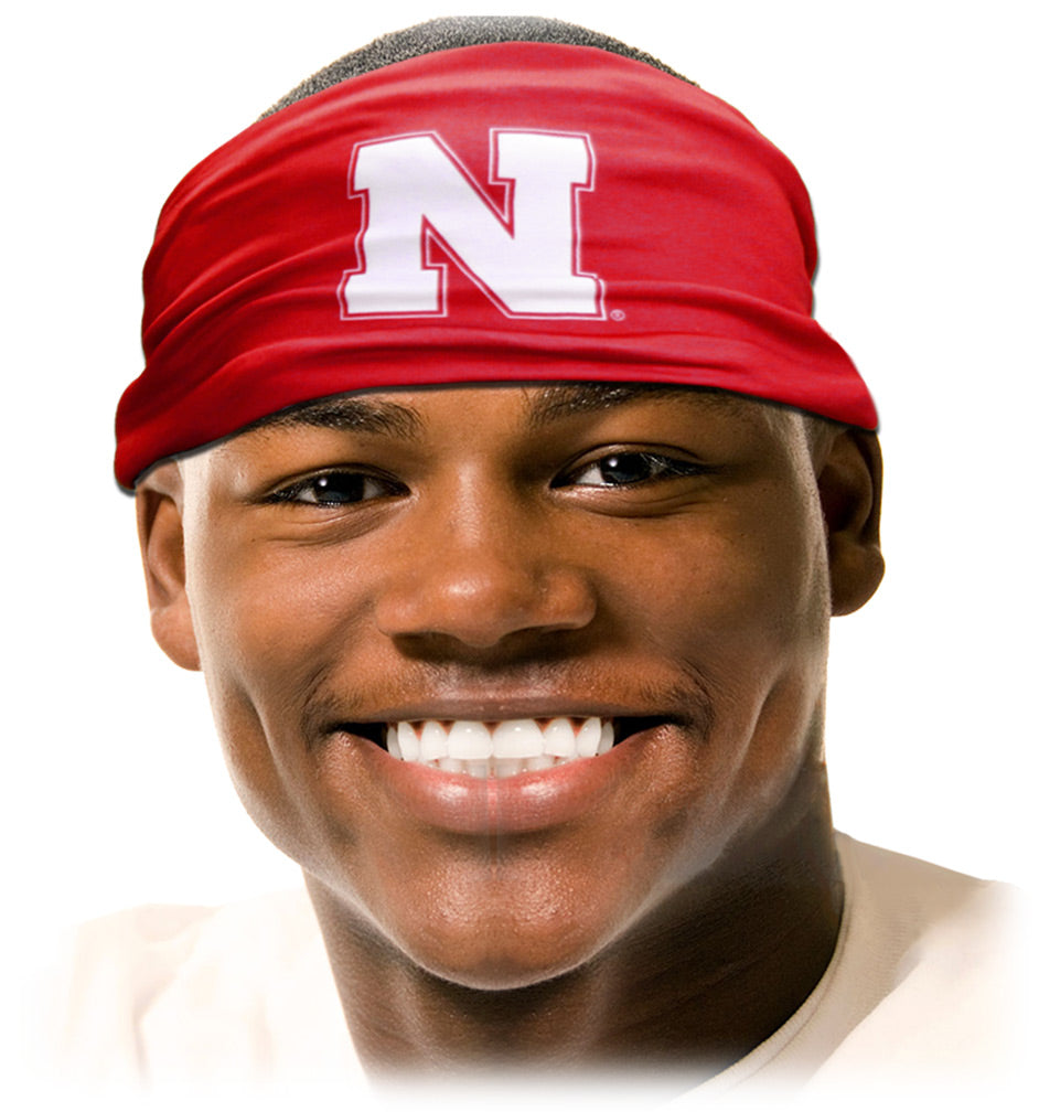 Nebraska Tie Back Headband