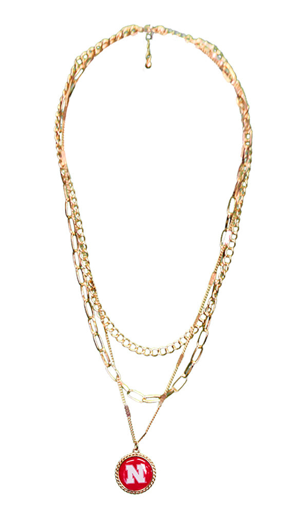Huskers N Sydney Layered Necklace