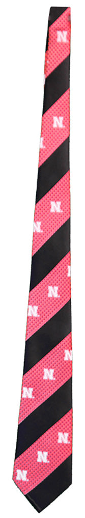 Nebraska N Geo Stripe Tie