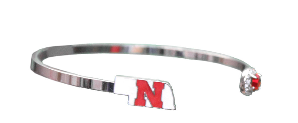 Nebraska Bangle N Crystals Stone Armory