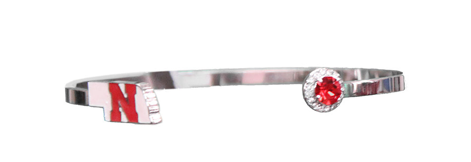 Nebraska Bangle N Crystals Stone Armory