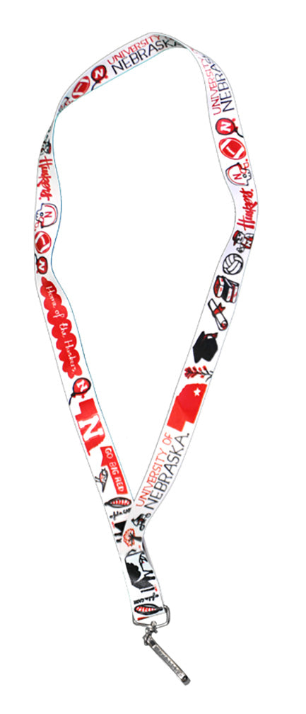 Nebraska Landmarks Satin Lanyard