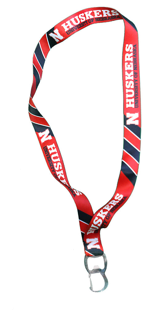 Nebraska Huskers Lanyard -N- Bottle Opener