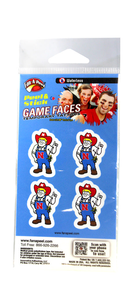 NEW HERBIE!  Herbie Husker Waterless Face Tat Set