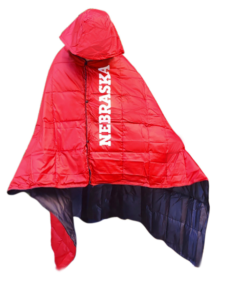 Huskers All Cover Poncho