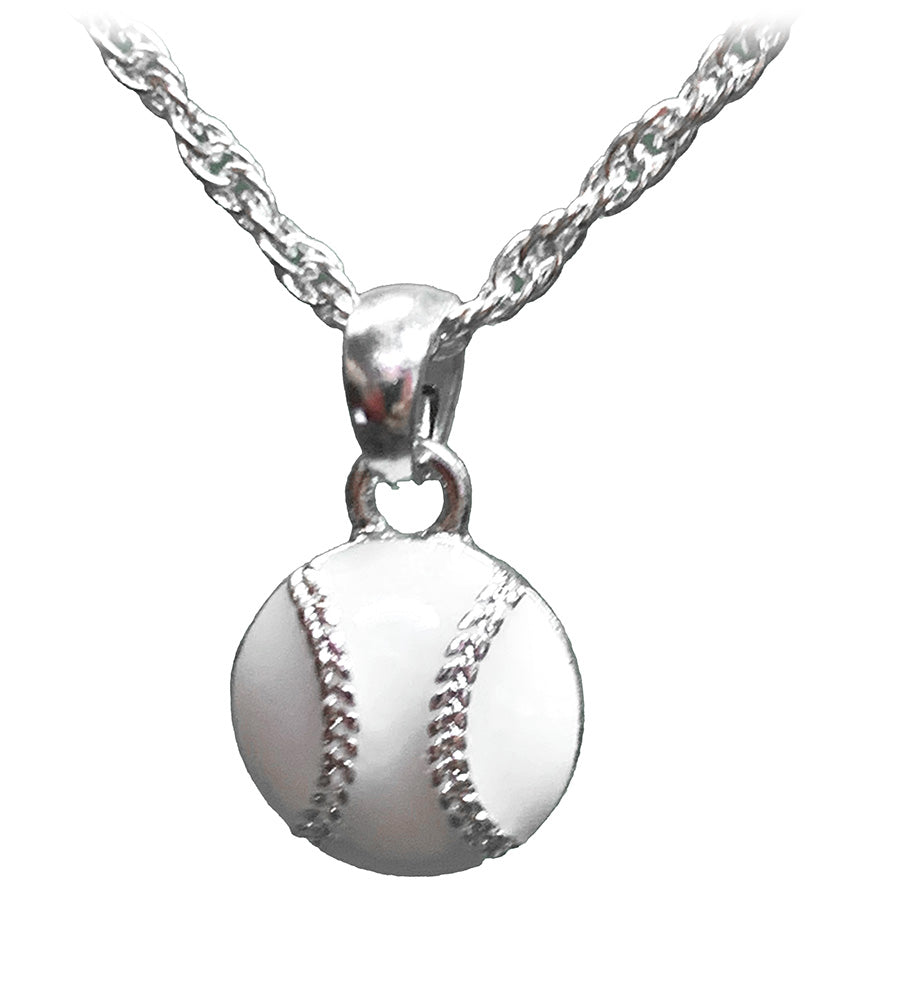 Nebraska Baseball Charm Necklace