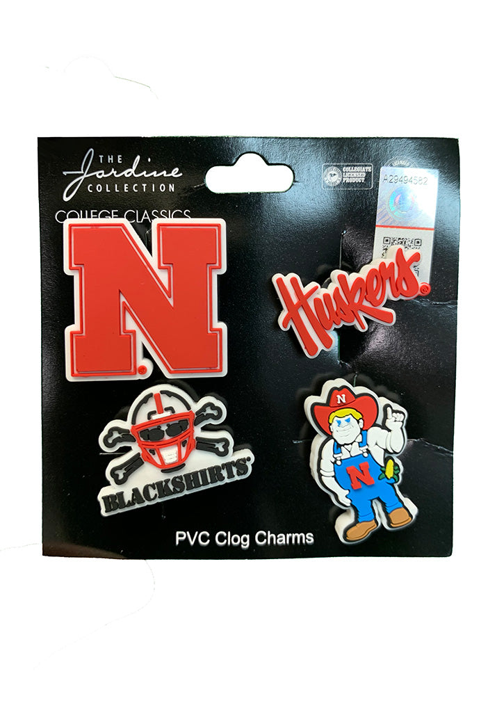 Nebraska Huskers Shoe Charms Variety Pack