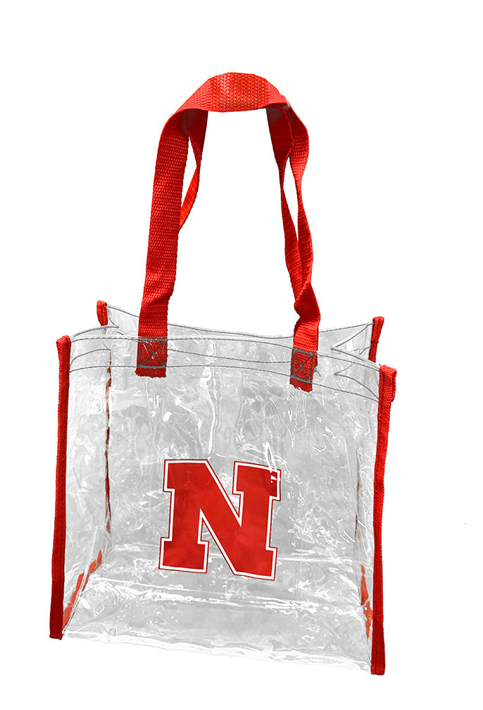 Nebraska Clear PVC Stadium Bag