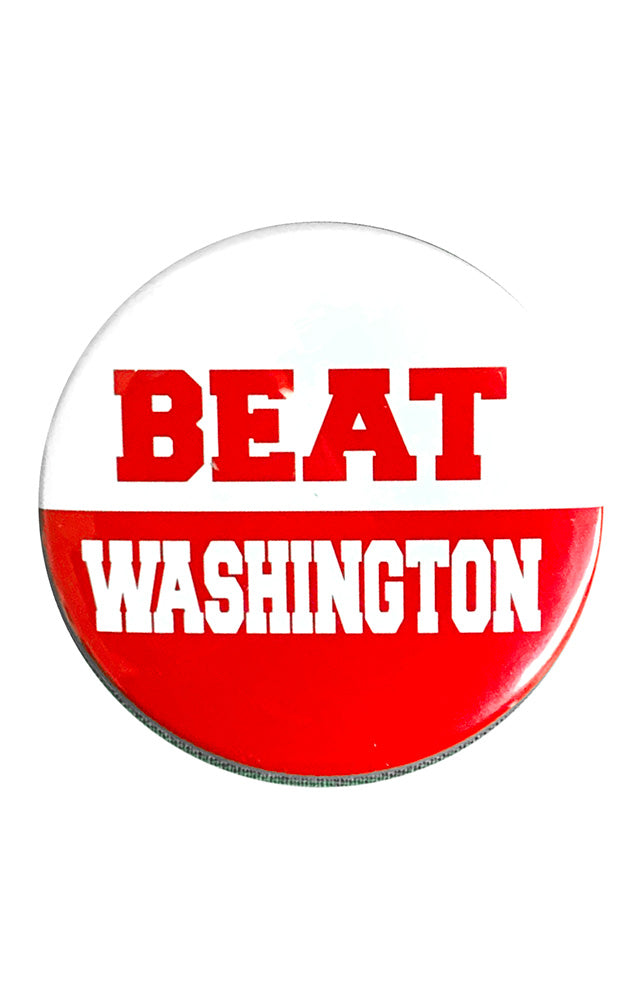 Beat Washington Button