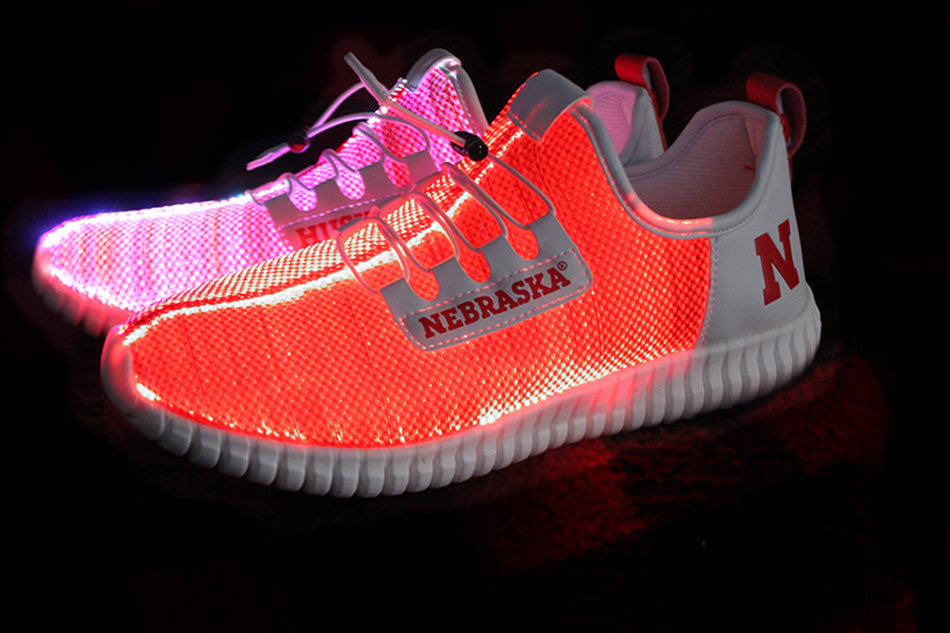 Nebraska Huskers LED Light Up Shoe