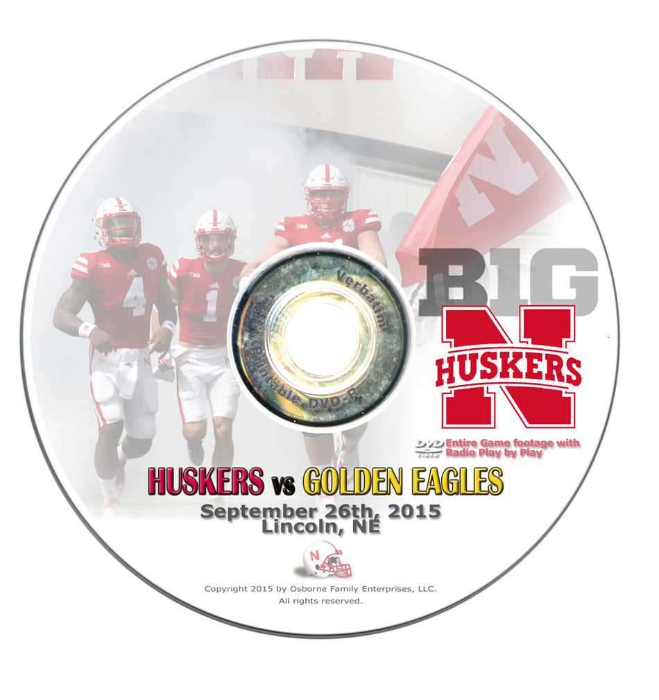 2015 Nebraska vs Southern Miss DVD