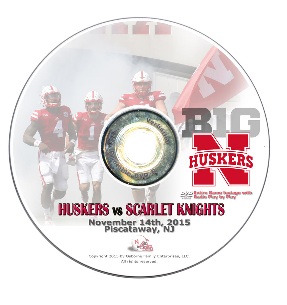 2015 Nebraska vs Rutgers DVD