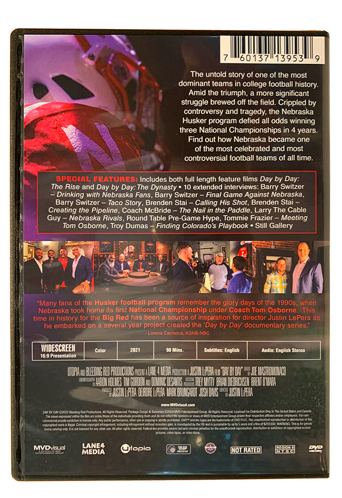 1990's Huskers Day By Day Double Feature DVD