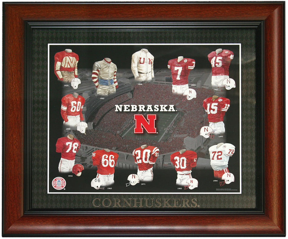 Evolution Of Ne Uniforms Print