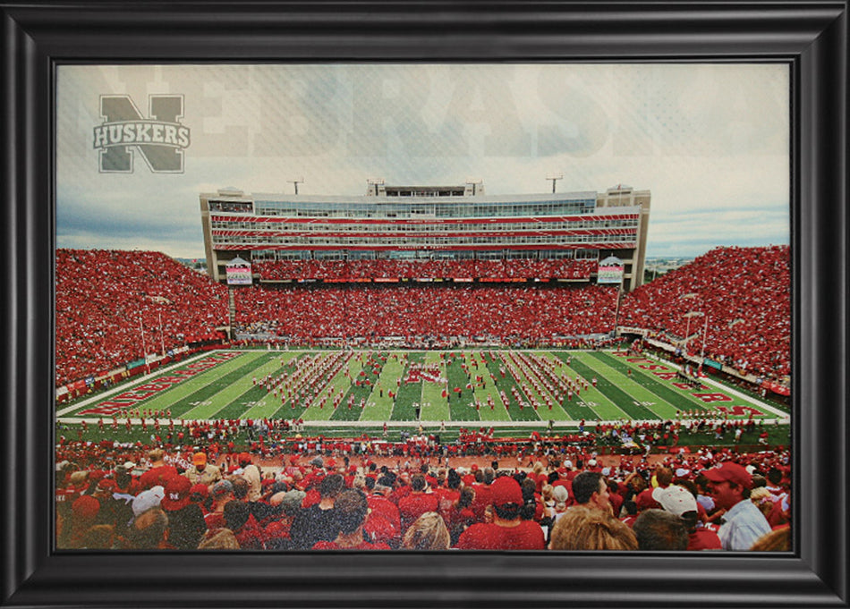 Framed Memorial Stadium