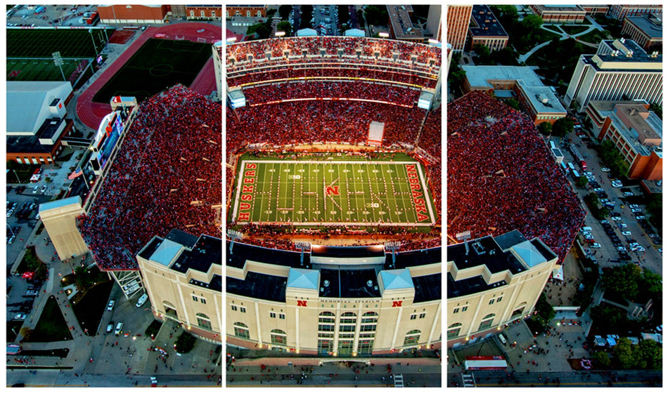 Three Panel Memorial West Stadium N Front