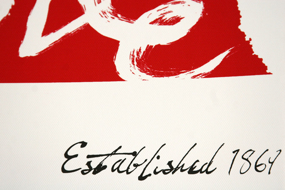 Cornhuskers Established Love Canvas