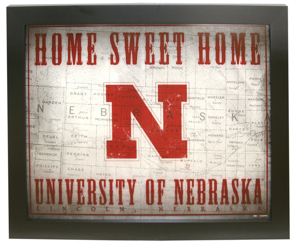 Framed Home Sweet Home - Grey