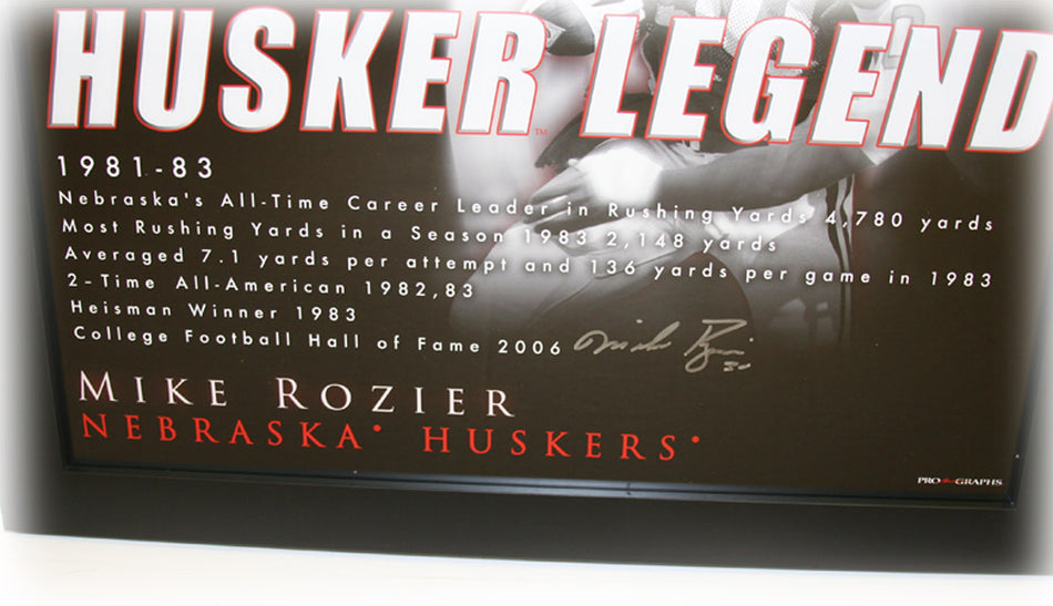 Rozier Autographed Legend Framed Print