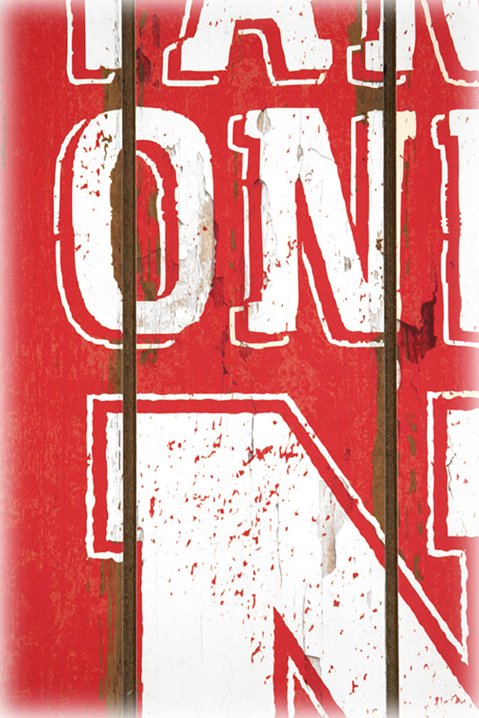 Husker Fans Only Wooden Plank