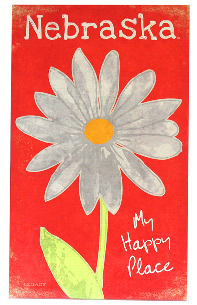 Nebraska Happy Place Canvas Wrap