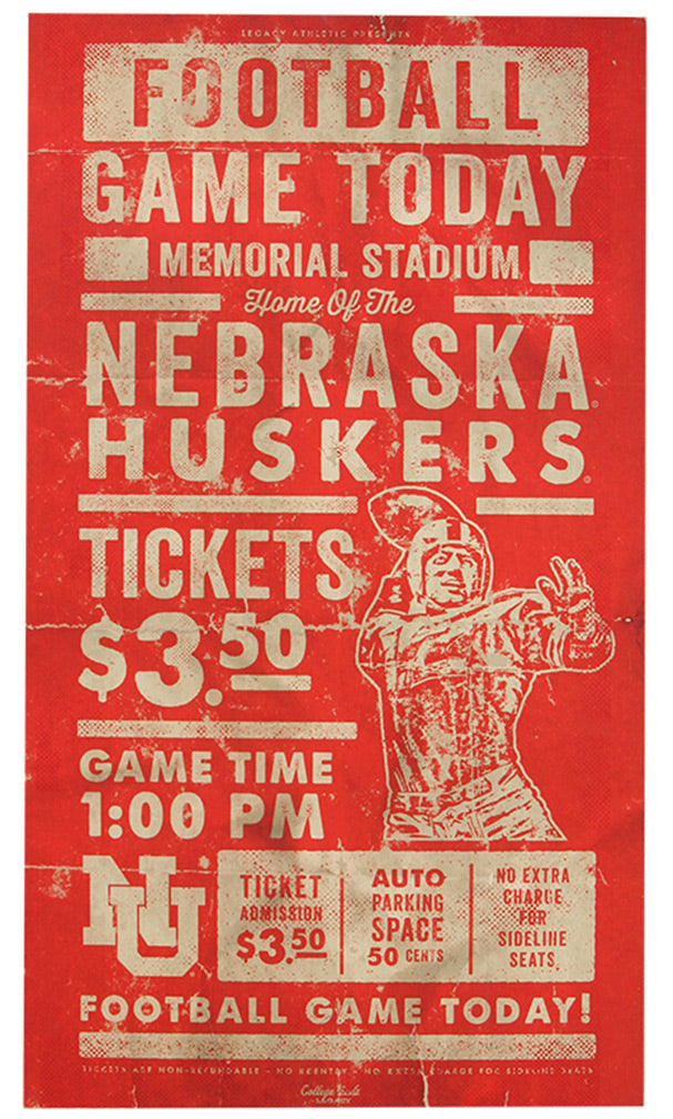 Huskers Game Day Sign